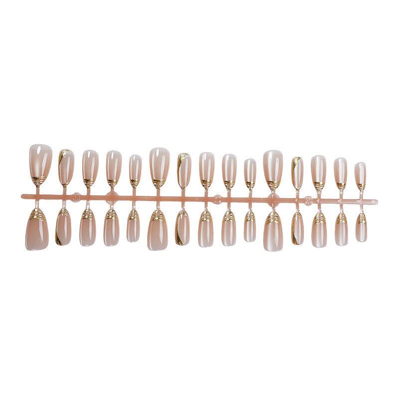 Stylish Decorative Press-On Nail Set Bowlift