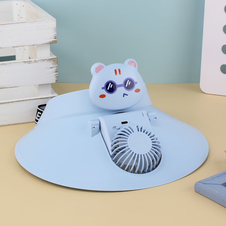 Ladies Comfortable Table Fan with Playful Design Bowlift