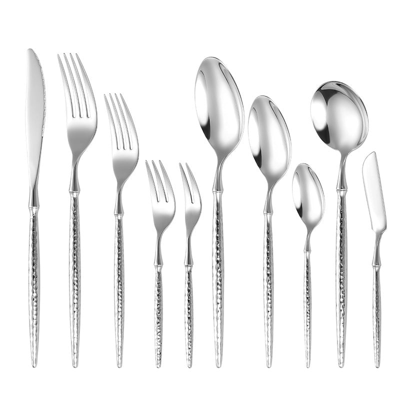 Elegant soup spoon with structured handle Bowlift