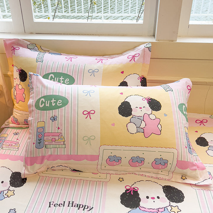 Cartoon-Themed Decorative Pillow Set