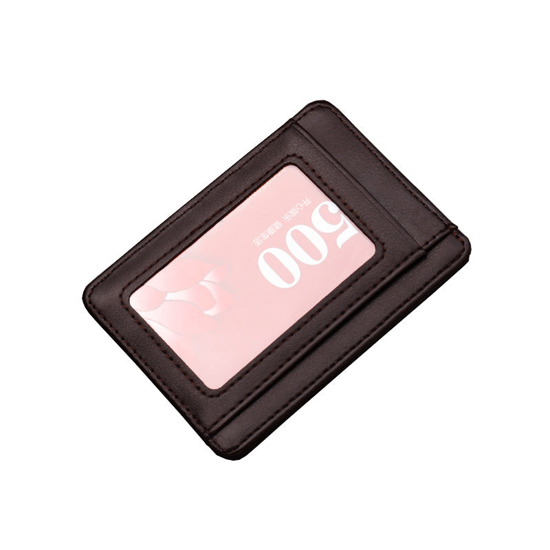Transparent Window Card Holder