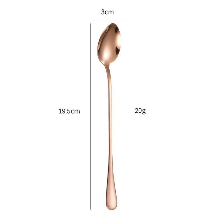 Elegant teaspoon with polished gold surface Bowlift