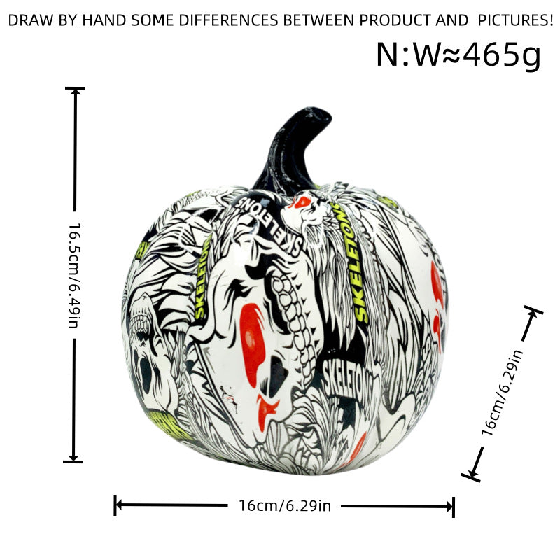 Artistic Halloween Pumpkin Figurine Bowlift
