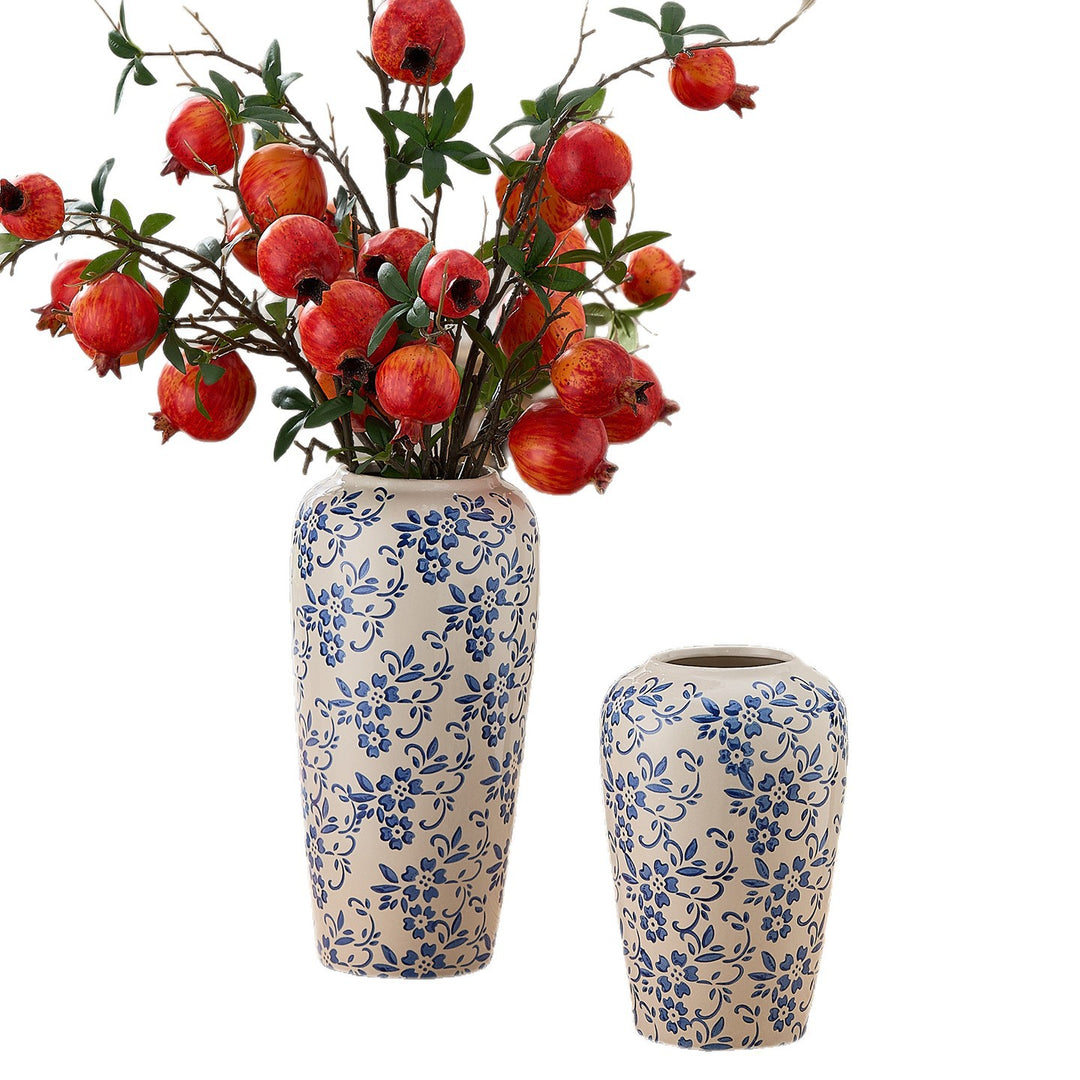 Elegant ceramic vase in floral pattern Bowlift