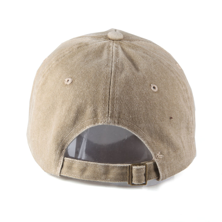 Men's Distressed Graphic Adjustable Baseball Cap Bowlift