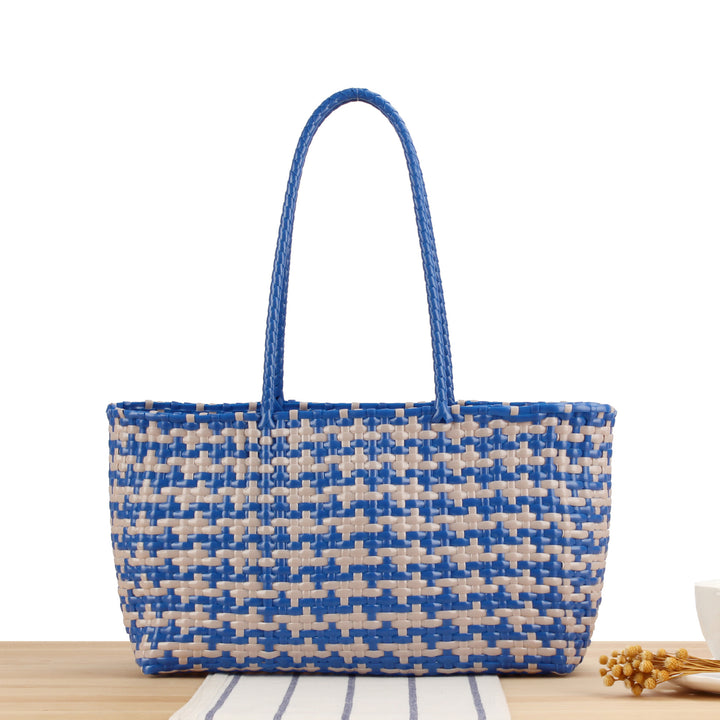 Designer Tote Bag Made of High-Quality Woven Material Bowlift
