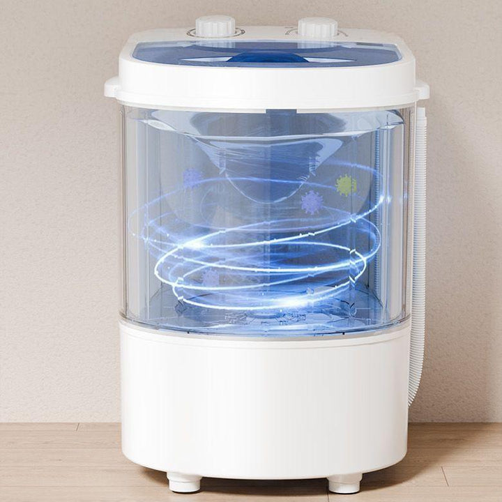 Portable and Compact Washing Machine with Integrated Spin Area Bowlift