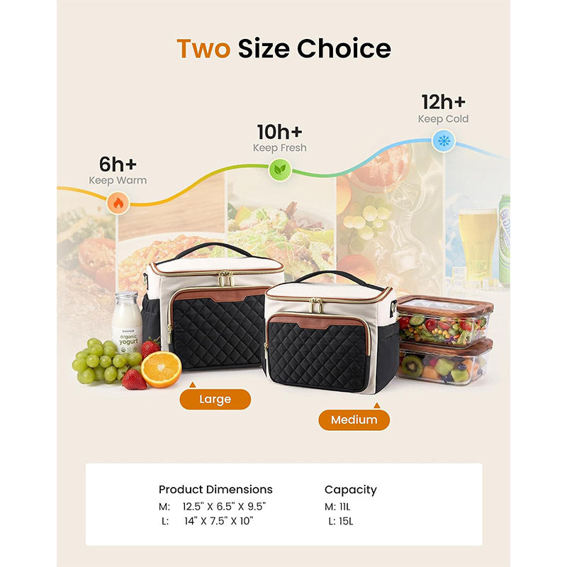 Insulated Multi-Compartment Lunch Carrier Bowlift