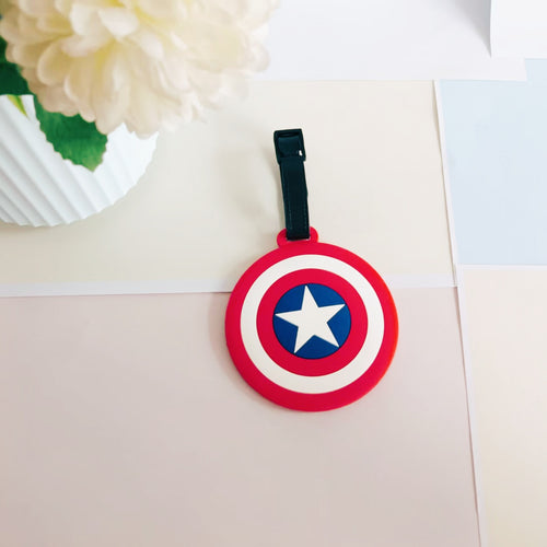 Unisex Silicone Superhero-Themed Luggage Tag Bowlift