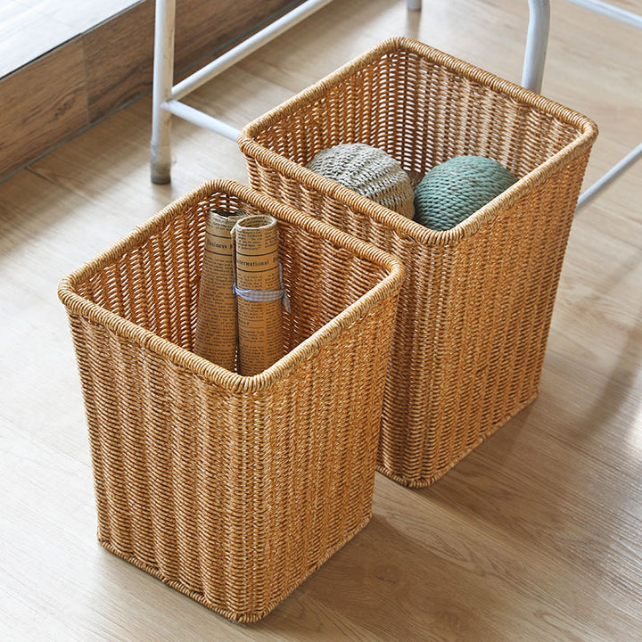 Unisex storage basket made of woven material Bowlift