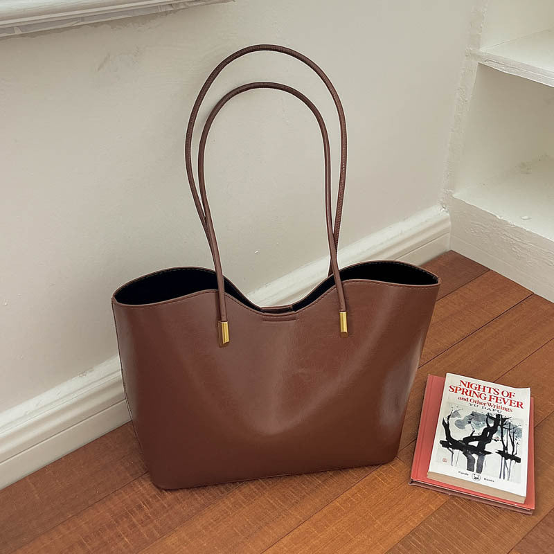 WoElegant Faux Leather Tote Bag Bowlift