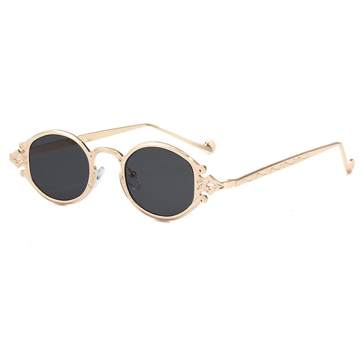 Fashionable sunglasses with elegant curved frame Bowlift