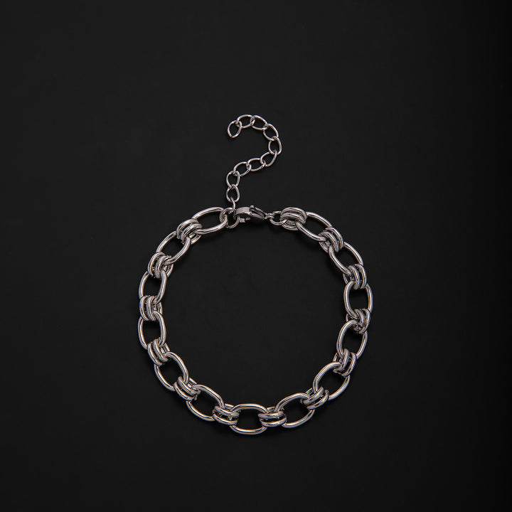 Elegant Geometric Link Bracelet Bowlift