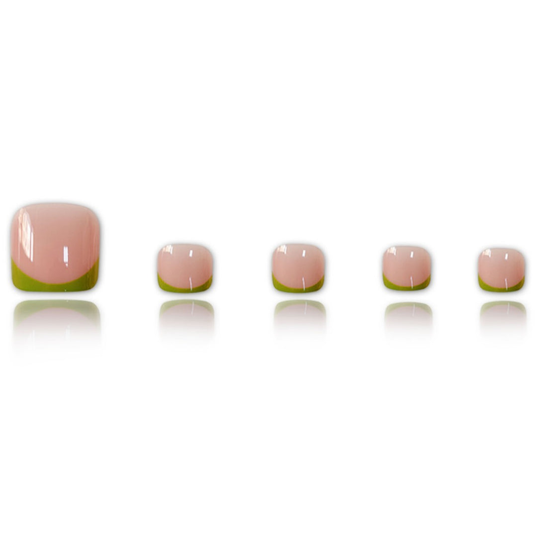 Premium French Tip Pedicure Bowlift