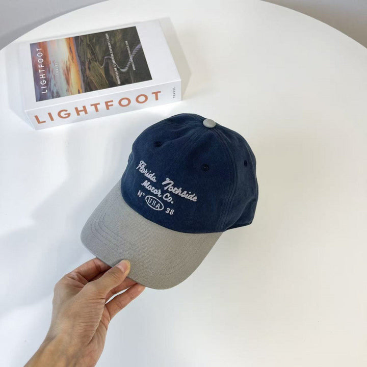 Men's Vintage-Inspired Cotton Baseball Cap Bowlift