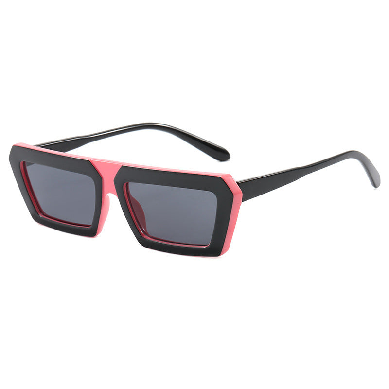 Women's fashionable sunglasses with a distinctive square frame and polarizing lenses Bowlift