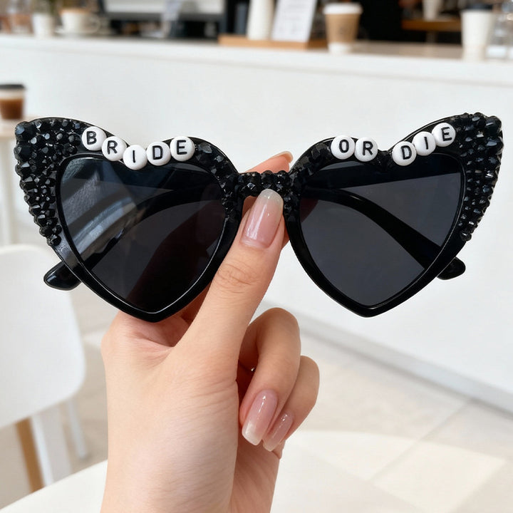 Statement Heart-Frame Sunglasses Bowlift