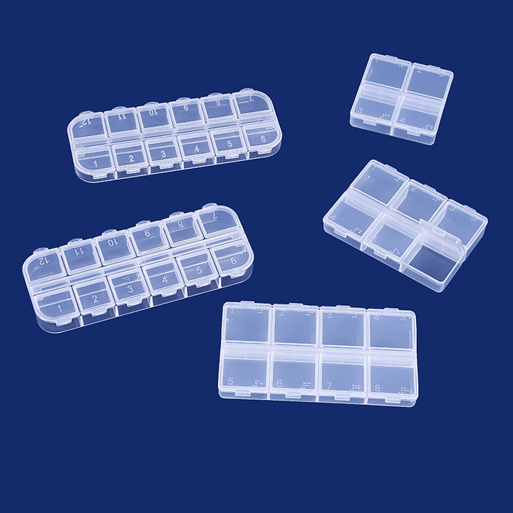 Multi-Compartment Craft Supply Storage Box Bowlift