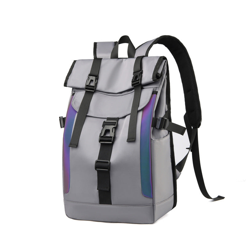 Stylish Roll-Top Adventure Backpack Bowlift