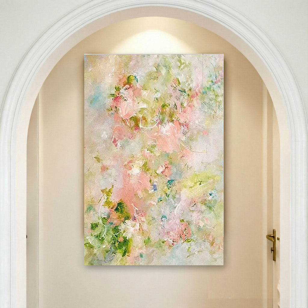 Abstract Floral Canvas Artwork