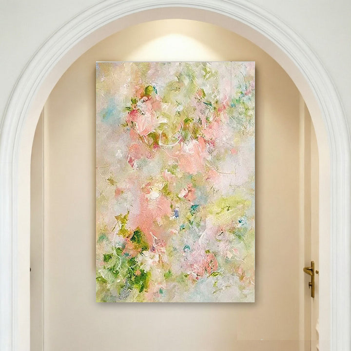 Abstract Floral Canvas Artwork