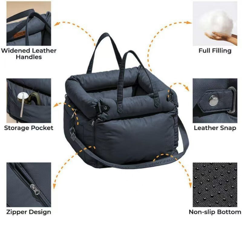 Car Seat Dog Transport Box Bowlift