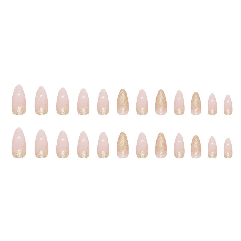 Elegant Glitter Gel Nail Tips Bowlift