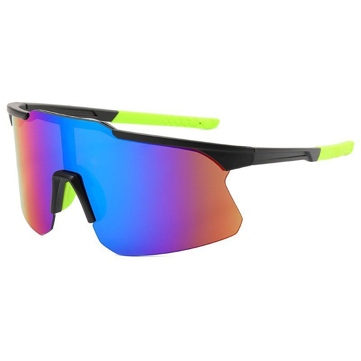 Unisex nan sporty performance sunglasses half rimless with polarized lenses and non-slip nose pad Bowlift