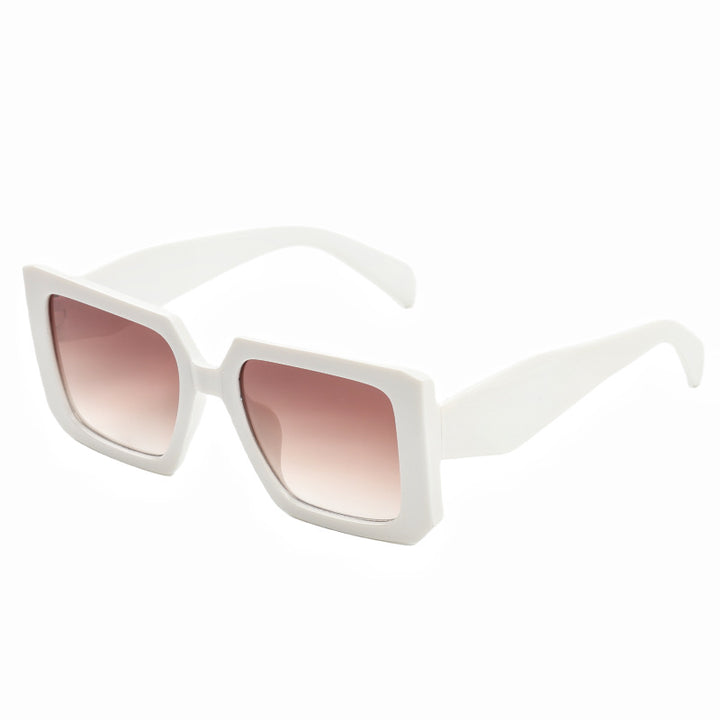 Women's fashionable oversized sunglasses in leopard print Bowlift