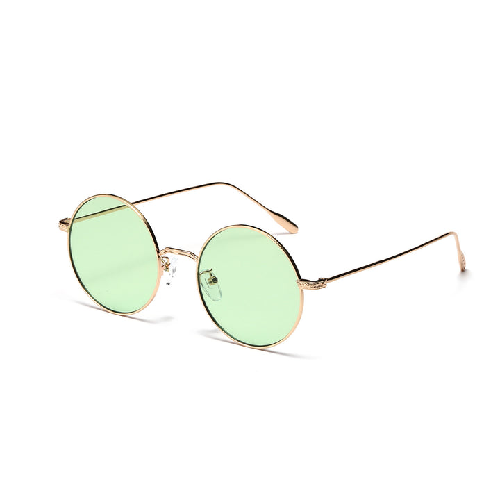 Women round fashionable sunglasses with glamorous frame Bowlift