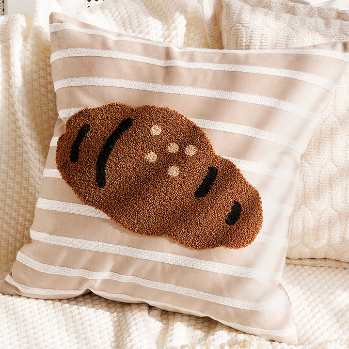 Ladies Structured Pillowcase with Elegant Striped Design Bowlift