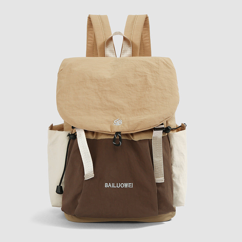 Multi-Pocket Casual Backpack with Adjustable Straps Bowlift