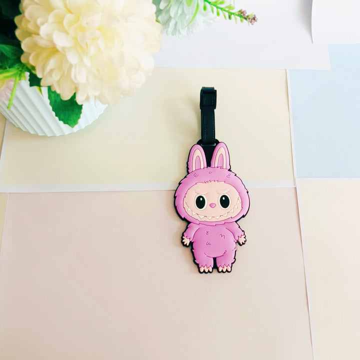 Unisex Cute Cartoon Bunny Luggage Tag Bowlift