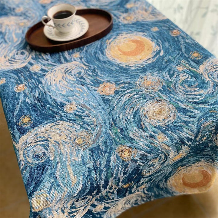 Artistic Starry Night Tapestry Blanket