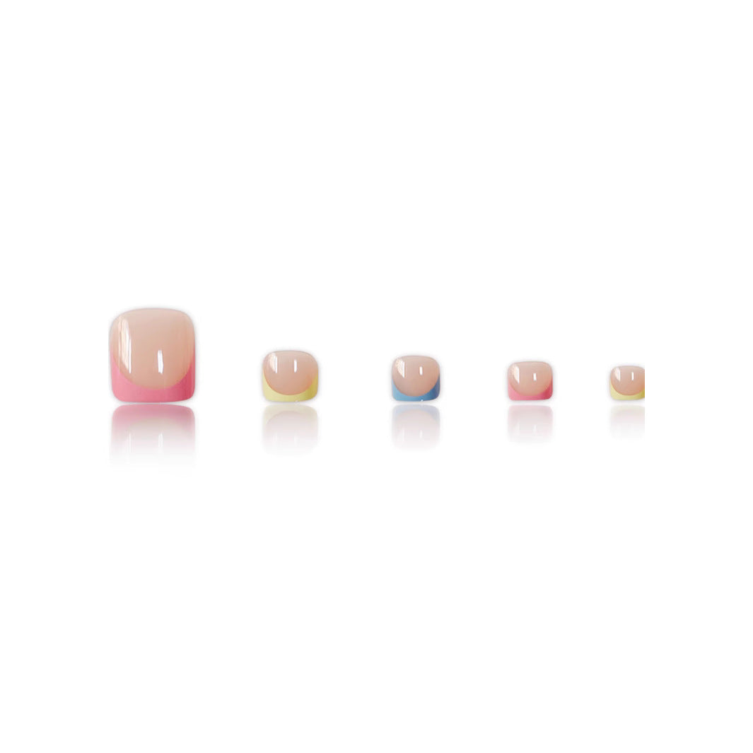 Decorative French Tip Nail Art Set Bowlift