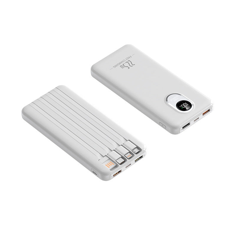 Powerful power bank with multifunctional charging port and smart LED display Bowlift