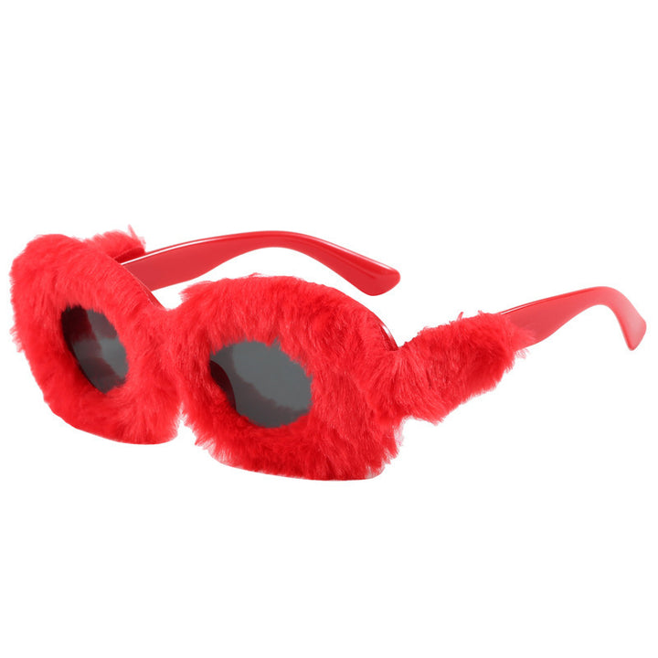 Women's fashionable sunglasses in trendy fleece design Bowlift