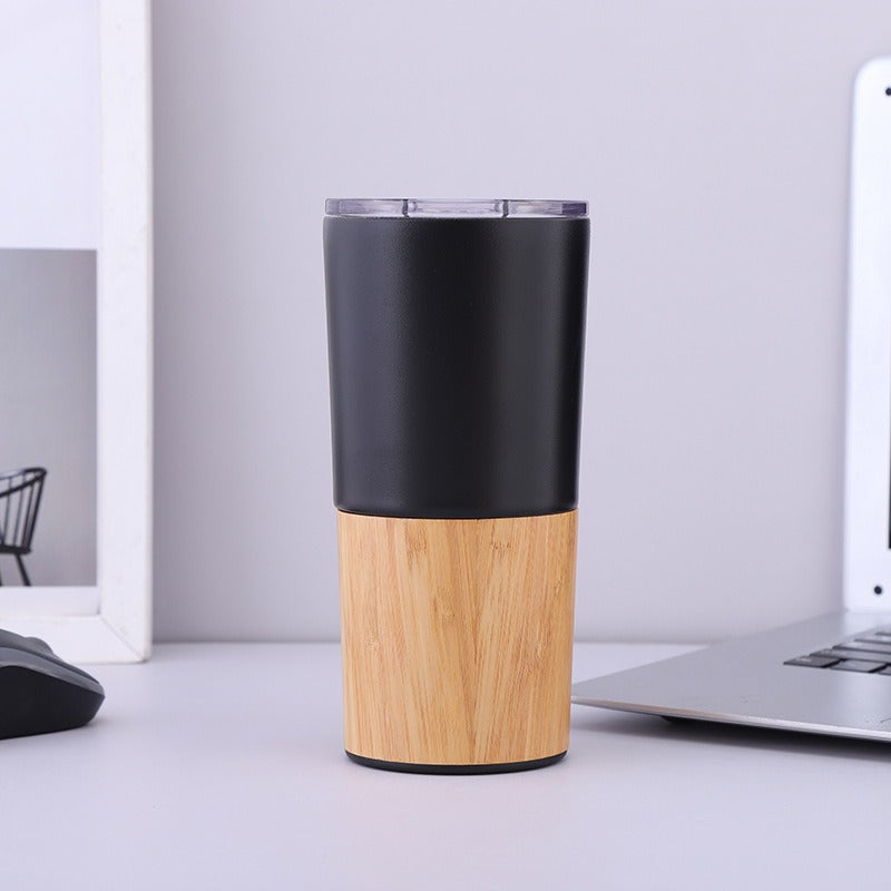 Ladies thermos mug made of eco-friendly bamboo and stainless steel Bowlift