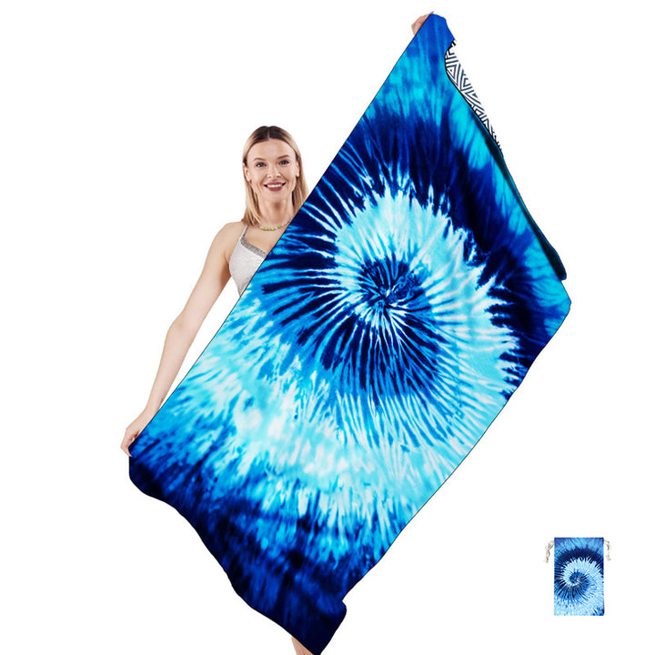 Beach towel with artistic mandala design Bowlift