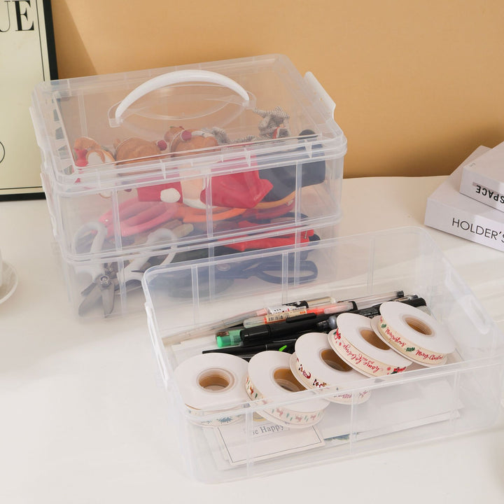 Clear Multi-Functional Organizer Container Bowlift