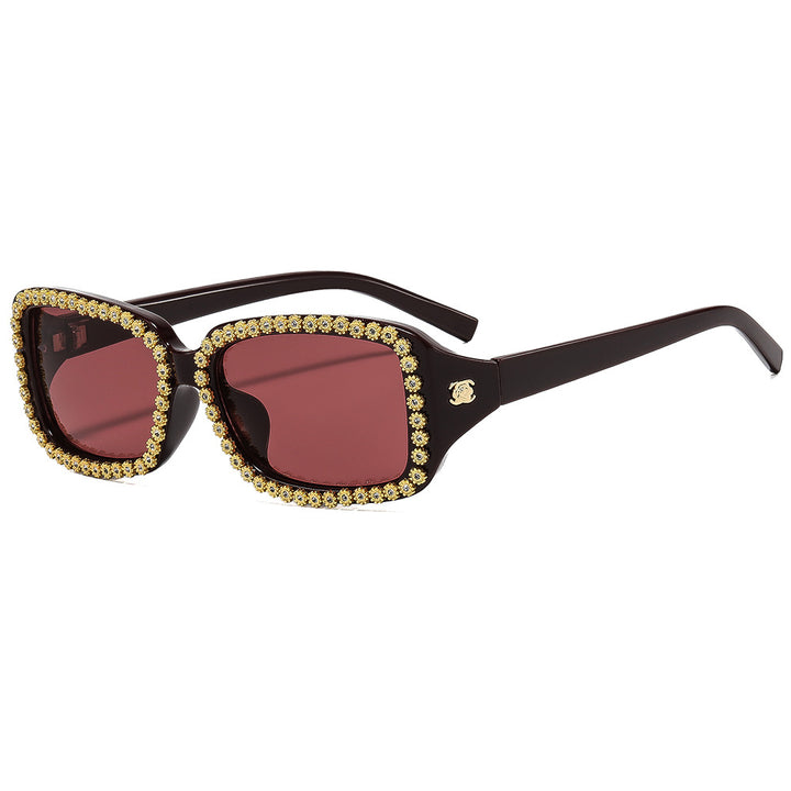 Ladies sunglasses with glamorous rhinestone frame Bowlift