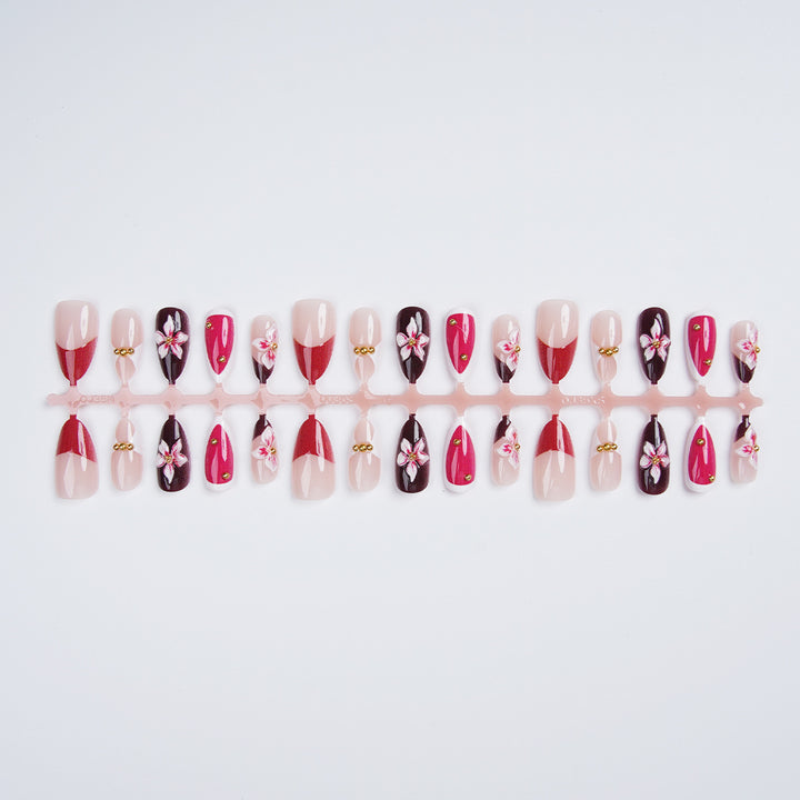 Exclusive Premium Artificial Nail Set Bowlift