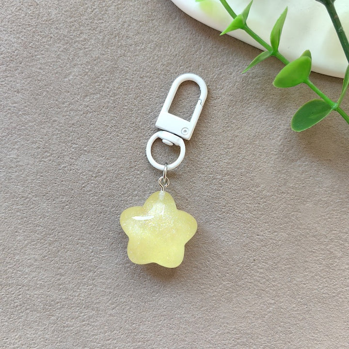 Keychain with Radiant Heart Bowlift