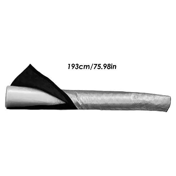 Unisex One Size flexible insulated refrigerant line cover with reflective thermal protection layer Bowlift