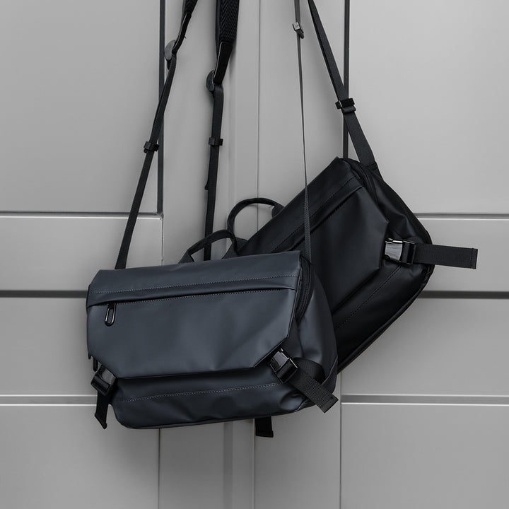 Versatile messenger bag with organizer compartments Bowlift