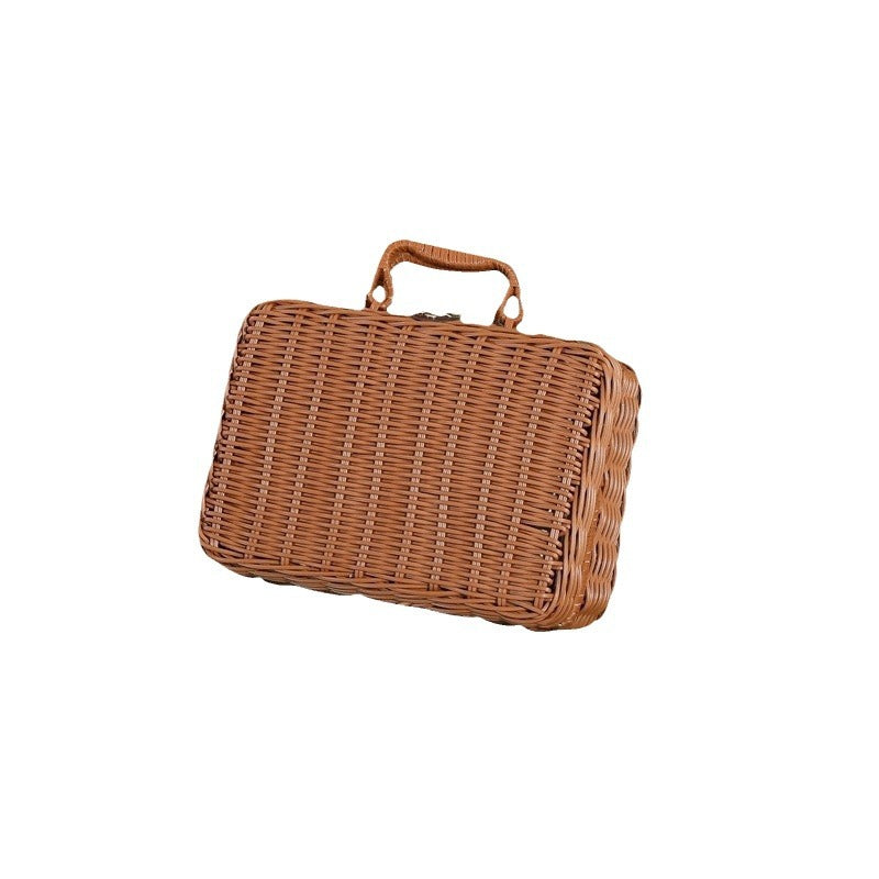 Ladies Stylish Rat Box with Practical Handles Bowlift