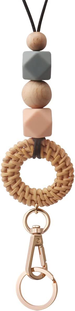 Decorative Bead Keychain Holder Bowlift