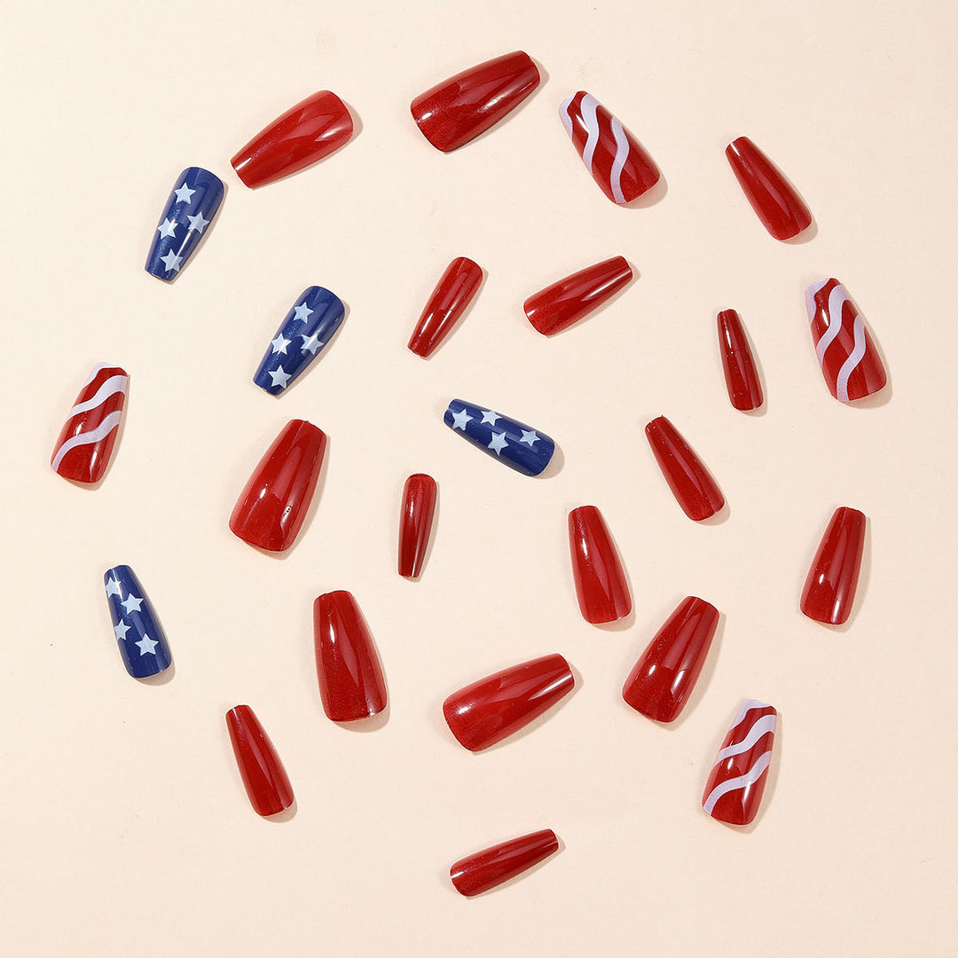 Patriotic Nail Art Kit Bowlift