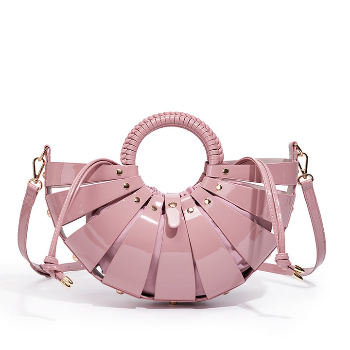 Elegant Fan-Shaped Handbag Bowlift