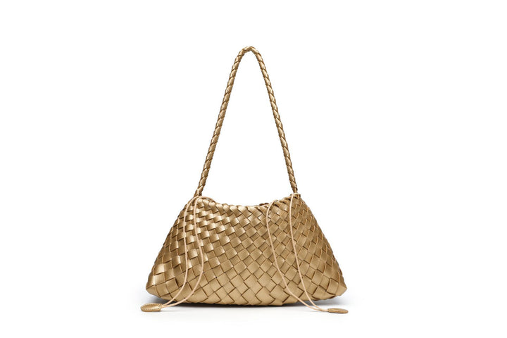 Textured Woven Shoulder Bag Bowlift
